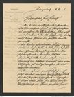 Nachlass Franz Steindachner, Brief von Hafner an Franz Steindachner (06.02.1895), Inv.Nr. 196.01, Seite 1